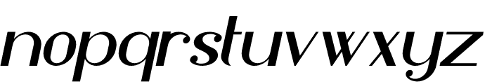 Sepatu Italic Font LOWERCASE