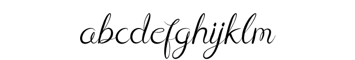 Sephia Script Font LOWERCASE