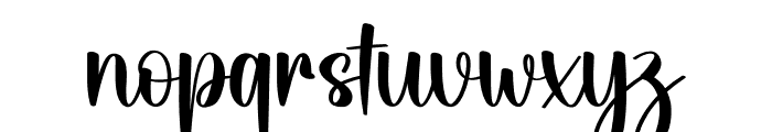 September Christmas Font LOWERCASE