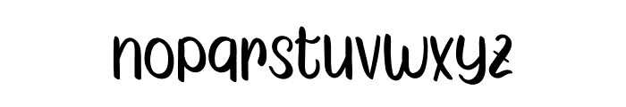 September Holiday Font LOWERCASE