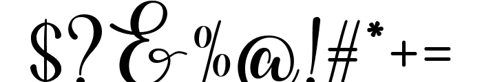 September Script Font OTHER CHARS