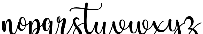 September Script Font LOWERCASE