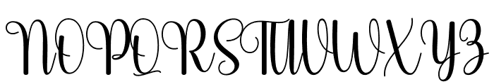 SeptemberRain-Regular Font UPPERCASE