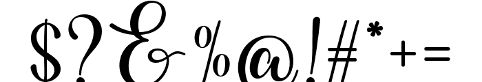 SeptemberScript Font OTHER CHARS
