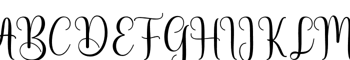 SeptemberScript Font UPPERCASE