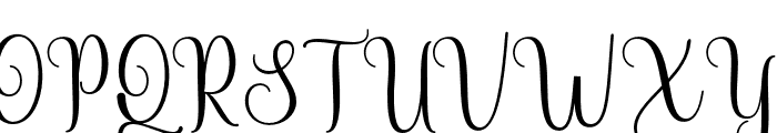 SeptemberScript Font UPPERCASE