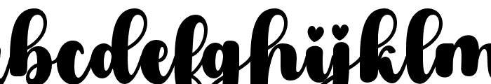 SepthiaBold-Italic Font LOWERCASE