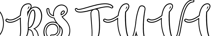 SepthiaOutline-Italic Font UPPERCASE