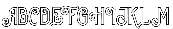 Sequents-03Outline Font UPPERCASE