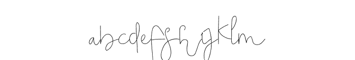 Serameyer Font LOWERCASE