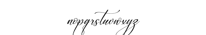 Serandipity Boutique Script Italic Font LOWERCASE