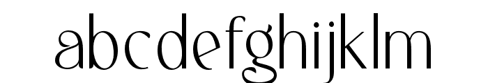 Seraphic-Regular Font LOWERCASE