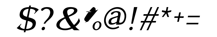 Seraphina Semi Bold Italic Font OTHER CHARS