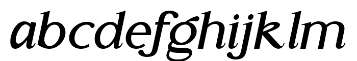 Seraphina Semi Bold Italic Font LOWERCASE