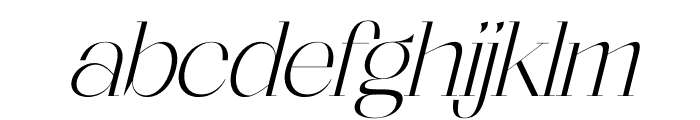 Seraphina Serif Italic Font LOWERCASE