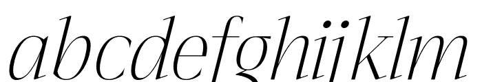 Seraphine Italic Font LOWERCASE