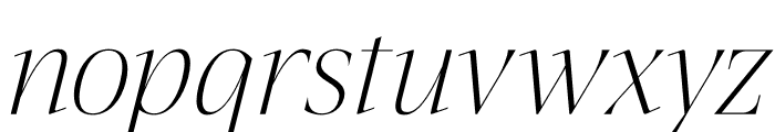 Seraphine Italic Font LOWERCASE