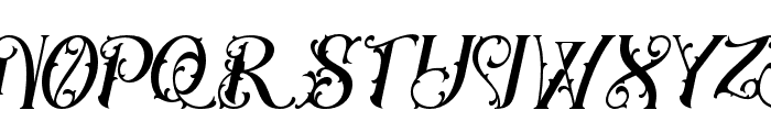 Serath-Italic Font UPPERCASE