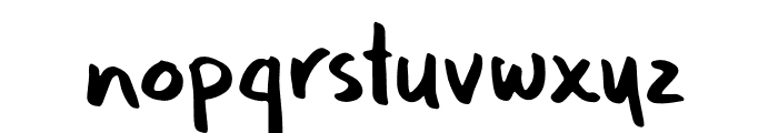 Serella van Houten Font LOWERCASE