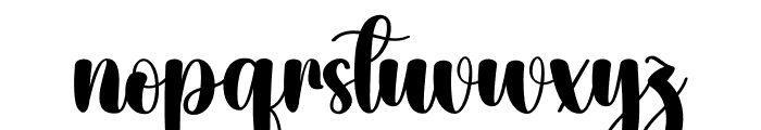 Serenity Christmas Font LOWERCASE