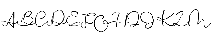 Serenity Clarke Regular Font UPPERCASE