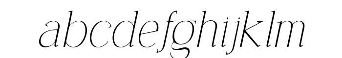 SerenityMoment-Italic Font LOWERCASE