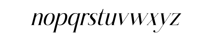Serfiyan Italic Font LOWERCASE