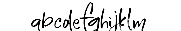Serial Catch Alternates Straigh Font LOWERCASE