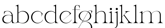 Serif Flowers Regular Font LOWERCASE