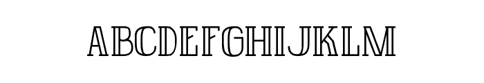 Serif Ink Font LOWERCASE