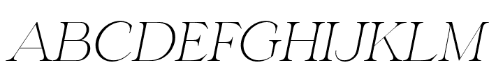 SerifFlowers-Italic Font UPPERCASE