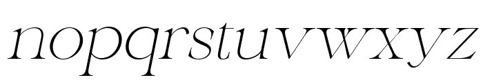 SerifFlowers-Italic Font LOWERCASE