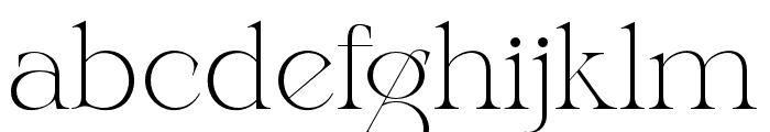 SerifFlowers-Regular Font LOWERCASE