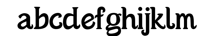 SerifHandLettering-Regular Font LOWERCASE