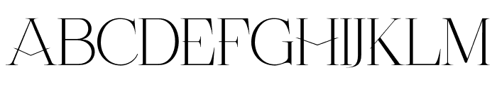 Serifa Font UPPERCASE