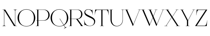 Serifa Font UPPERCASE