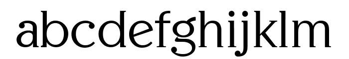 Serifah Font LOWERCASE
