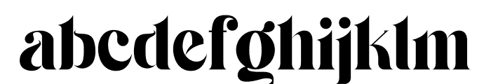 Serifain Font LOWERCASE