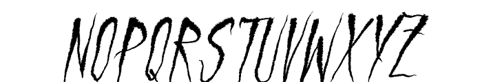 Serigala Timur Italic Font UPPERCASE