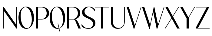 Serina Regular Font UPPERCASE