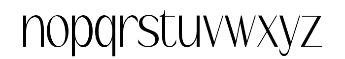 Serina Regular Font LOWERCASE