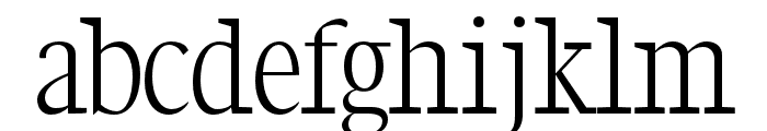 Serism regular Font LOWERCASE