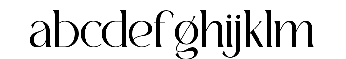 Serita Font LOWERCASE