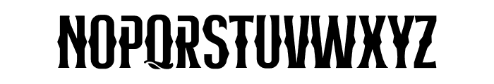 Serithane Font UPPERCASE