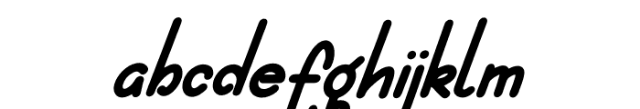 Serpai Monoline Italic Font LOWERCASE