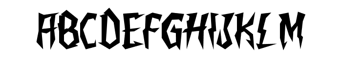 SerpentWrath-Regular Font LOWERCASE