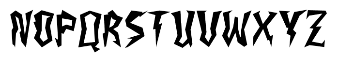 SerpentWrath-Regular Font LOWERCASE