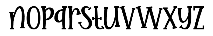 Served Happily Font LOWERCASE