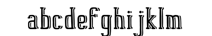 Sesibo Bifur Font LOWERCASE