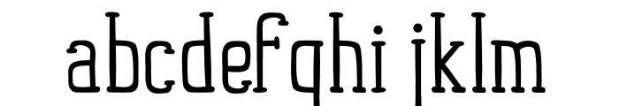 Sesibo Font LOWERCASE